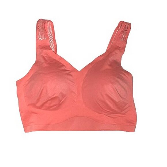 Rhonda Shear Brushed Lace Back Bra with Removable Pads 2 Pads 1X - Picture 5 of 8